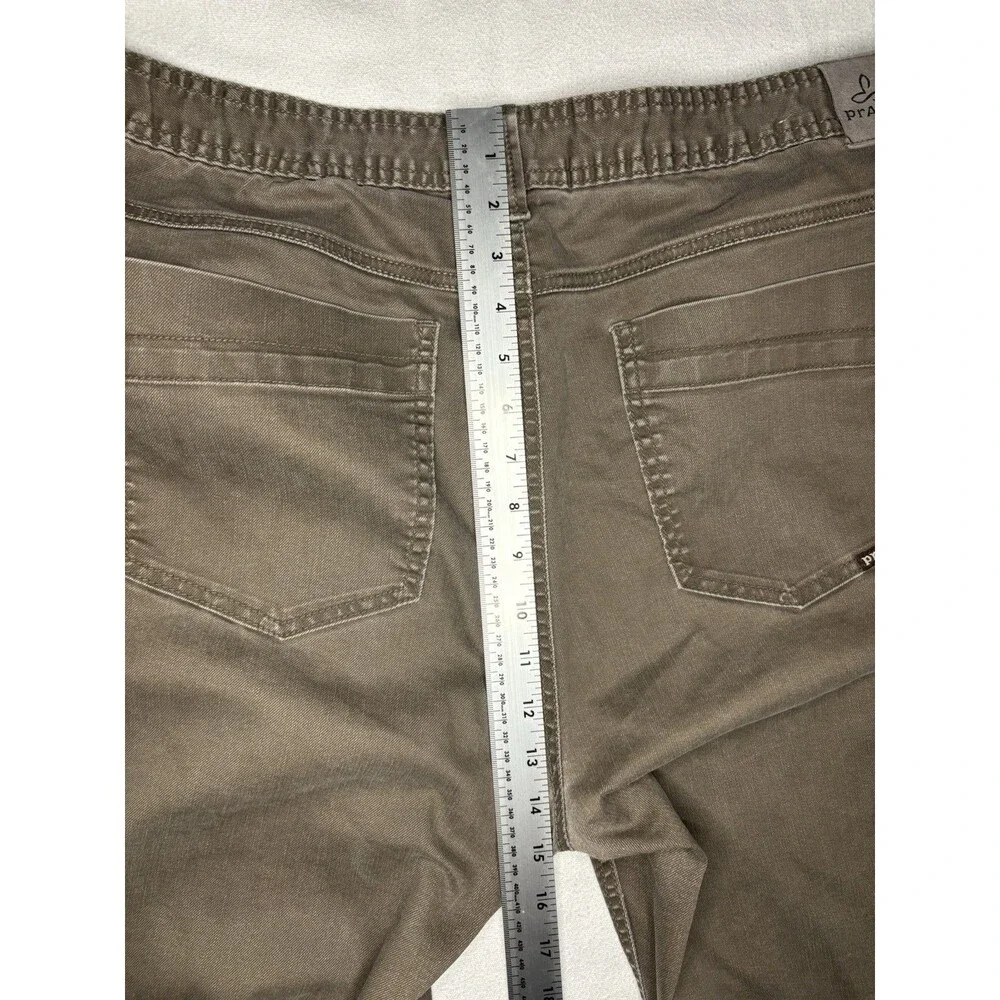 PrAna Slim Fit Pants Mens 42x32 Brown Excellent‎ Organic Cotton Breathe Hiking